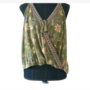 Hollister wrap front sleeveless top size S